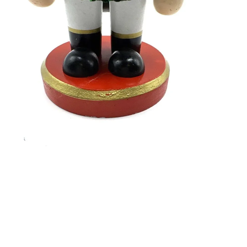 Nutcracker King Green and Green Sequins 7” Christmas